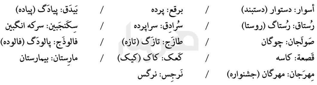 بحث علمی صفحه ۹۱ درس هفتم عربی یازدهم
