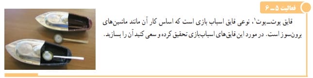 فعالیت ۵-۶ صفحه ۱۴۲ فیزیک دهم