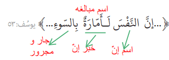 جواب تمرین صفحه ۴۸ درس ۳ عربی دوازدهم
