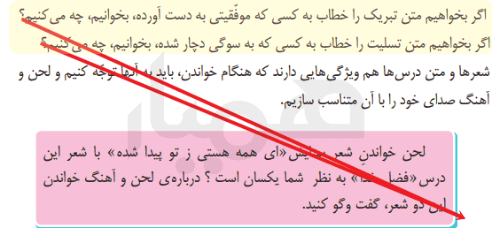 جواب دانش زبانی صفحه ۲۰ درس دوم فارسی پنجم