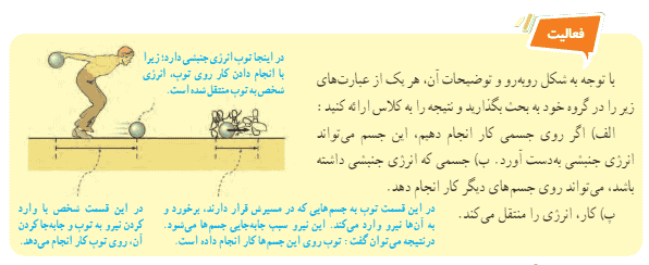 جواب فعالیت صفحه ۷۲ علوم هفتم