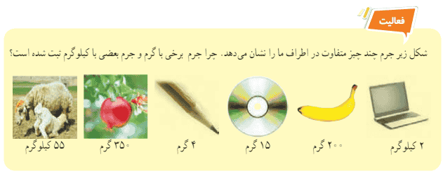 جواب فعالیت صفحه ۷ علوم هفتم