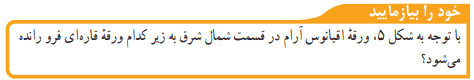 جواب خود را بیازمایید صفحه ۷۰ فصل 6 علوم نهم