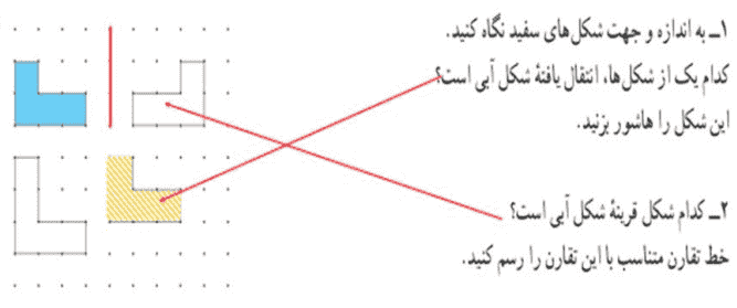 کار در کلاس صفحه ۴۸ ریاضی هفتم