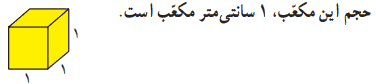 مکعّب، ۱ سانتی متر