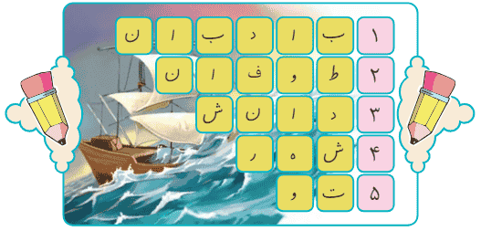 صفحه ۲۸ نگارش کلاس چهارم