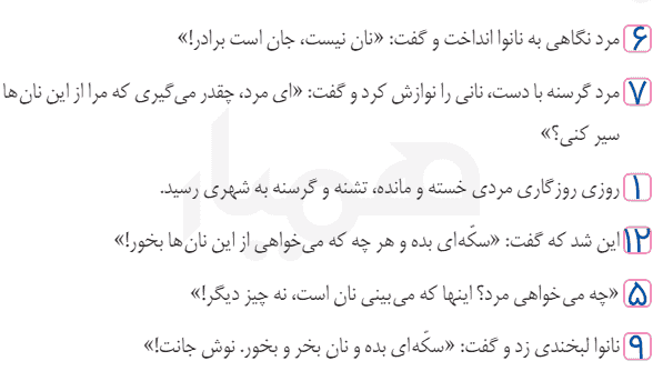 جواب صفحه ۲۰ نگارش ششم