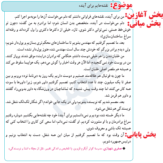 صفحه ۳۱ نگارش هفتم