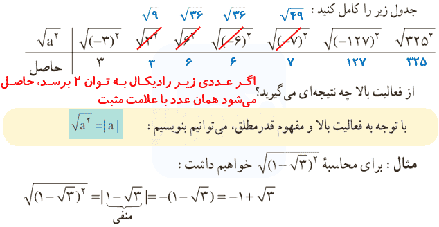 صفحه ۳۰ ریاضی نهم