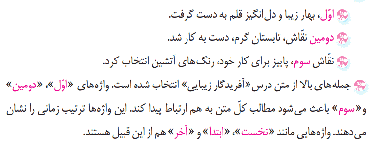صفحه ۸۴ نگارش کلاس چهارم