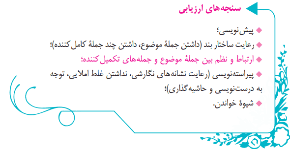 صفحه ۶۴ نگارش هفتم
