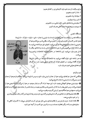 درسنامه درس ۱۰ علوم چهارم