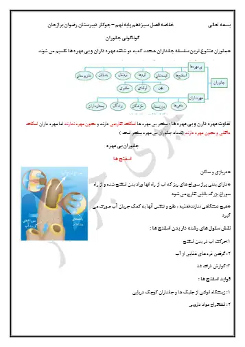  خلاصه فصل دوازدهم علوم پایه نهم 