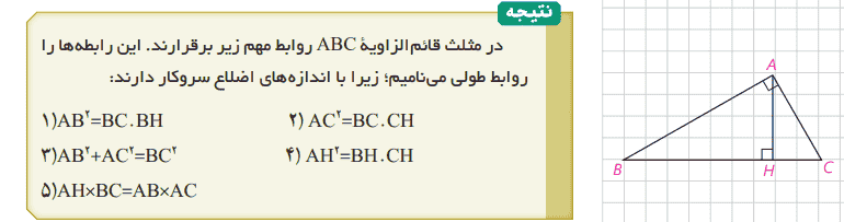 نتیجه صفحه ۴۲ هندسه دهم